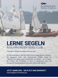 Endlich geht‘s los! Sei dabei und starte jetzt im Wassersport durch. Melde dich unverbindlich bis zum Ende Februar an und beginne mit dem BSC ein spannendes Abenteuer. Erlerne die Grundlagen des Segelns und erlange deinen Jüngstenschein auf der Elbe. #optisegeln #segelnlernen
