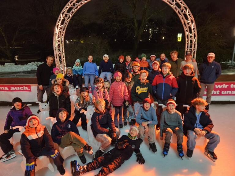 Schlittschuhlaufen in Planten un Blomen