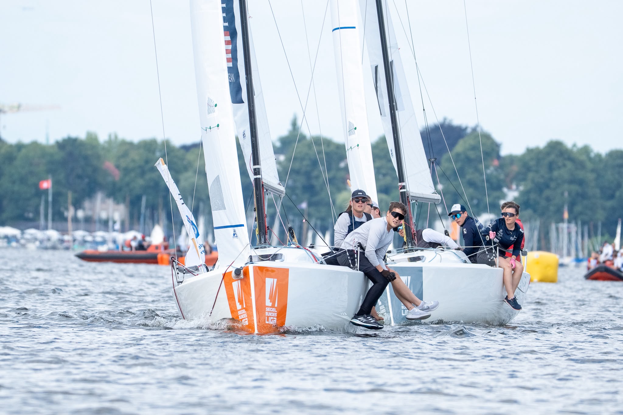 4. Spieltag der Segelbundesliga auf der Alster