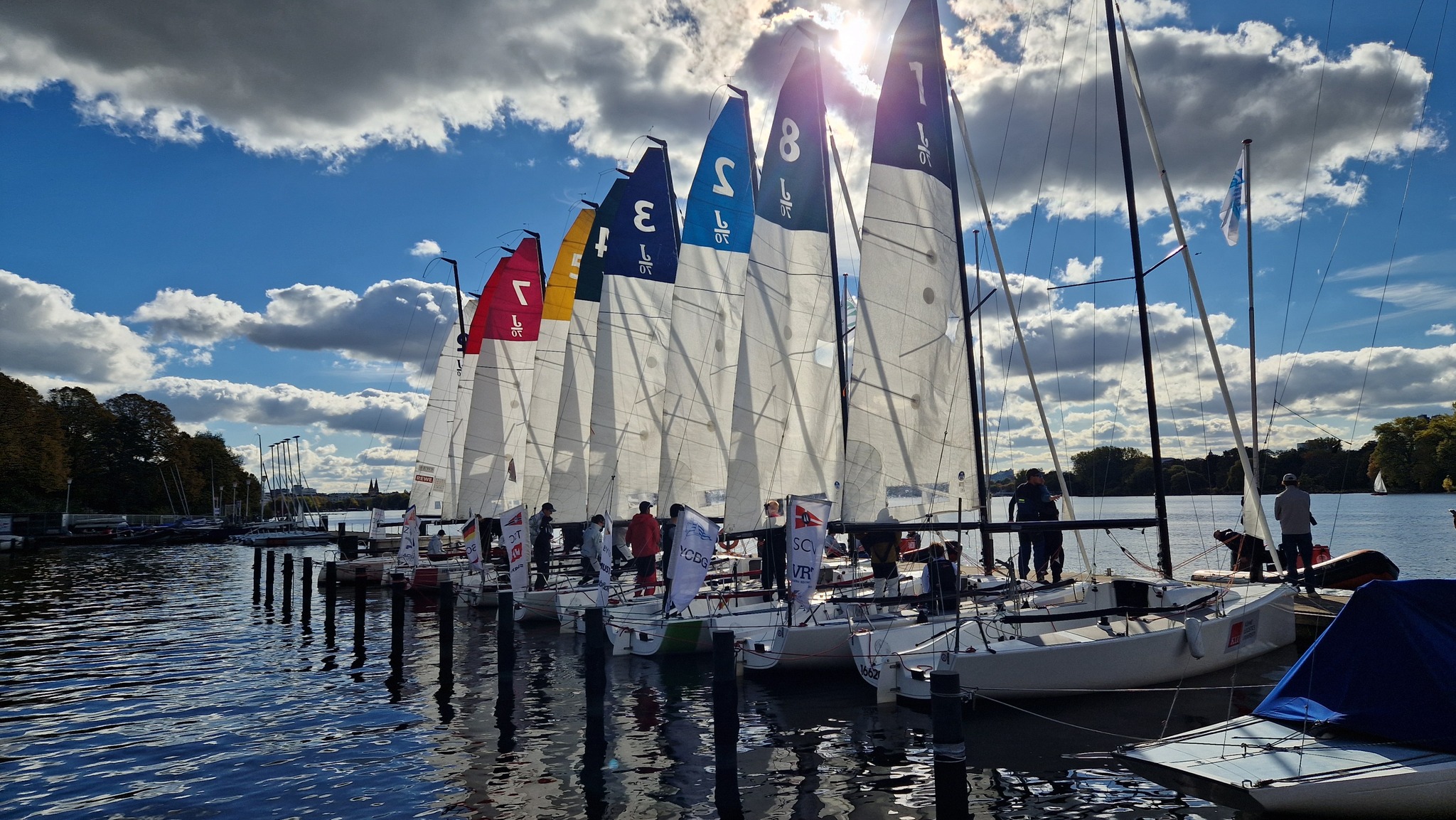 BSC-Juniorenteam auf dem Starnberger See